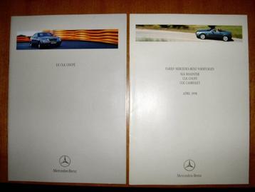 auto brochure Mercedes CLK coupé 1998 (Be-nl) beschikbaar voor biedingen