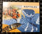 1998 Reptiles République saharienne, bloc, Enlèvement ou Envoi, Non oblitéré, Autres pays