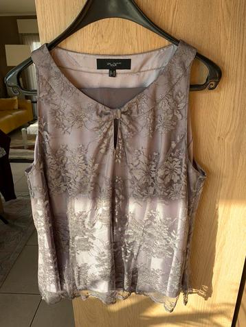 Feestensemble in kant en satijn lila/mauve M44/46 beschikbaar voor biedingen