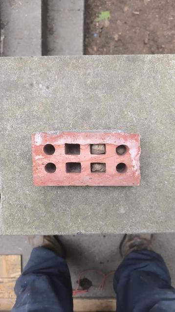 GEZOCHT - baksteen 18,5cm x 9cm, Enlèvement, Utilisé, Briques