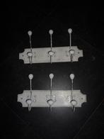 2 kapstokken vintage look sixties retro bollen in porcelein, Huis en Inrichting, Woonaccessoires | Kapstokken, Ophalen of Verzenden