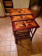 Set van Diamant Marqueterie Nesttabellen, Ophalen of Verzenden