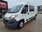 Citroen Jumper 2.0 Blue HDI L2H2 Dubbel Cabine 7 Pers Export, Auto's, Citroën, 1998 cc, Jumper, 120 kW, Bedrijf