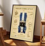 Affiche LEGO – Shelby Cobra 427 S/C #10357 (40x50 cm), Ophalen, Zo goed als nieuw, Lego
