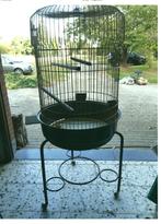 vogelkooi, Dieren en Toebehoren, Vogels | Hokken en Kooien, Ophalen, Gebruikt, Metaal, Vogelkooi