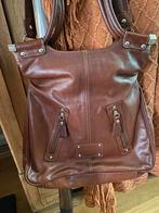 Prachtige tas leder, Gebruikt, Bruin, Leer, Ophalen