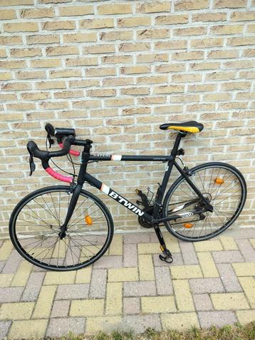 Koersfiets heren, Fietsen en Brommers, Fietsen | Racefietsen, Gebruikt, Heren, Aluminium, 15 tot 20 versnellingen