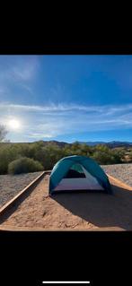 2 seconds easy 2 persoons tent Quechua, Caravans en Kamperen, Tenten, Ophalen, Gebruikt, Tot en met 2