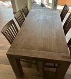 Tafel met 6 stoelen, Huis en Inrichting, Tafels | Eettafels, Ophalen