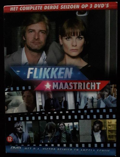 Flikken Maastricht Seizoen 3 (3 DVD's), Cd's en Dvd's, Dvd's | Nederlandstalig, Zo goed als nieuw, Tv fictie, Actie en Avontuur