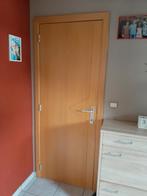 Porte plaqué hêtre avec dessin, Enlèvement, Utilisé