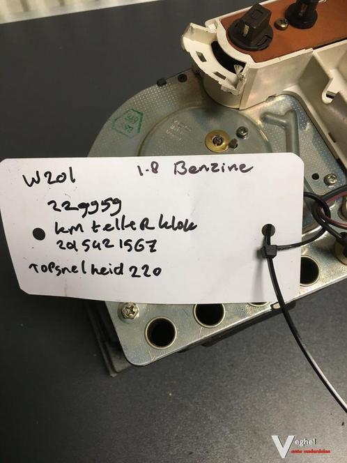 Mercedes W201 1986  1.8  Benzine      Km Tellerklok    nr:20, Auto-onderdelen, Dashboard en Schakelaars, Gebruikt, Ophalen of Verzenden