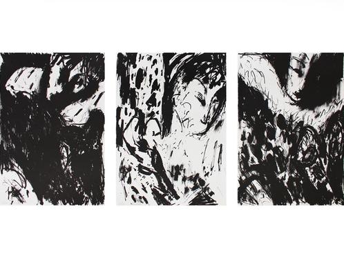 3 zeefdrukken van Christien ten Haaf (Amsterdam 1953 – )., Antiek en Kunst, Kunst | Litho's en Zeefdrukken, Ophalen of Verzenden