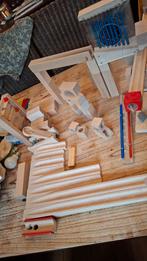 Haba knikkerbaan + mooie opbergdoos op wieltjes, Ophalen