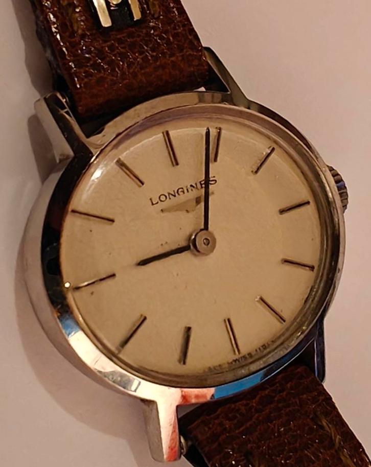Longines vintage horloge, Handtassen en Accessoires, Horloges | Antiek, Longines, Staal