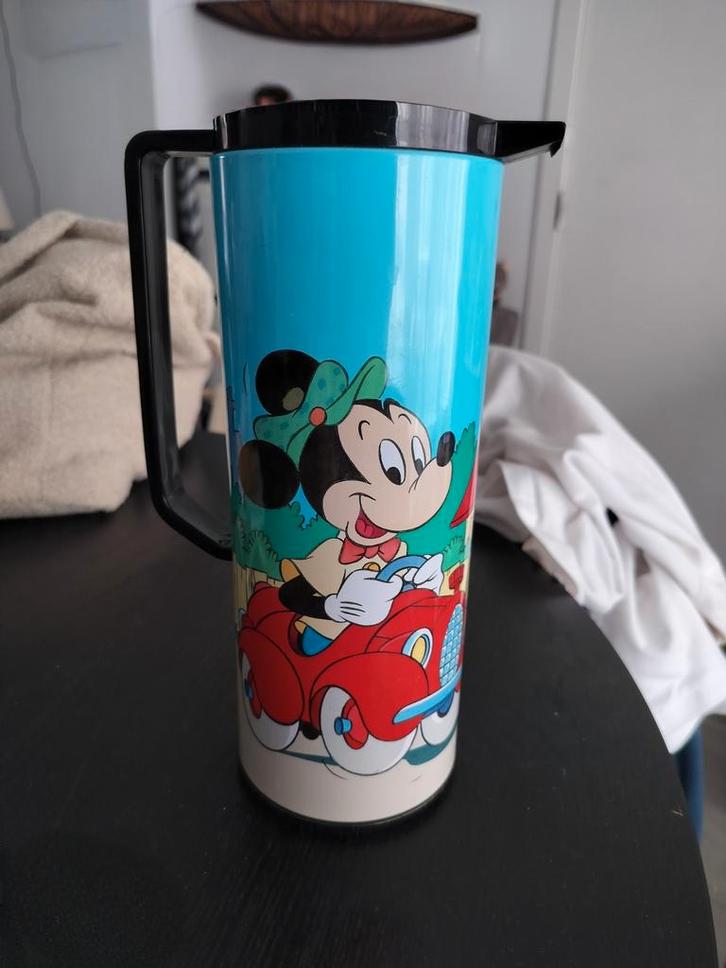 Vintage Mickey Mouse Thermos, Verzamelen, Disney, Gebruikt, Mickey Mouse, Ophalen
