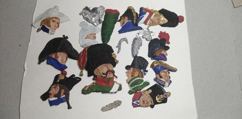 Napoleon satirische gezichten in metaal, Hobby en Vrije tijd, Modelbouw | Figuren en Diorama's, Gebruikt, Figuur of Figuren, Groter dan 1:35
