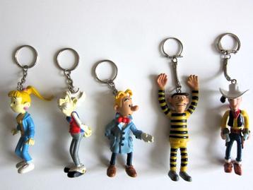Lot de figurines BD porte-clé (1994-1998)