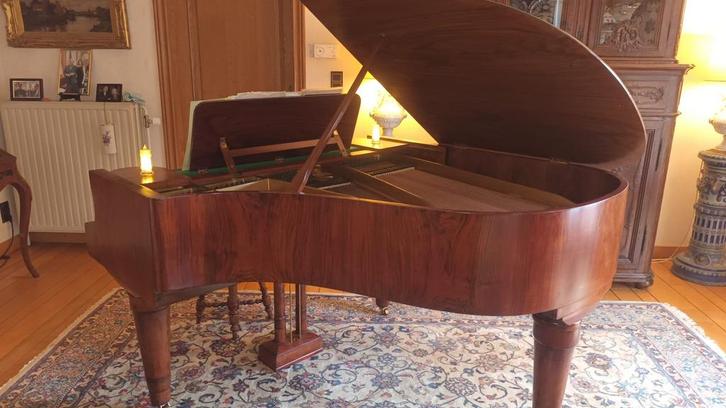 Art-déco Grotrian Steinweg vleugel (familie Steinway), Muziek en Instrumenten, Piano's, Vleugel, Ophalen of Verzenden
