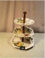 Belle tour à pralines rétro en poterie et bois - 25x32, Enlèvement ou Envoi, Autres types