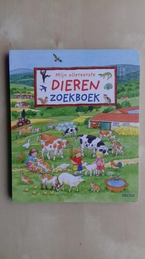 Mijn Allereerste Dieren Zoekboek - Op de Boerderij (+2 jr), Livres, Livres pour enfants | 0 an et plus, Utilisé, Livre à déplier, à toucher ou à découvrir
