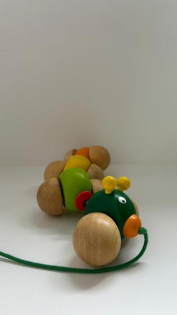 Houten trekspeeltje ‘Rups’, Enlèvement, Comme neuf