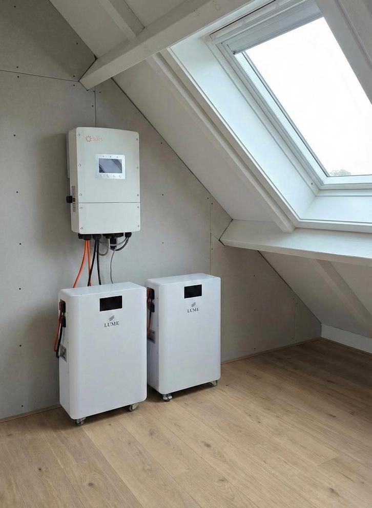 Thuisbatterij 32,6kwh inclusief 10KW omvormer en plaatsing, Doe-het-zelf en Bouw, Zonnepanelen en Toebehoren, Nieuw, Compleet systeem