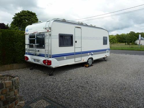 HOBBY 540 FUe caravan, Caravans en Kamperen, Caravans, Particulier, tot en met 4, Overige, Hobby, 7 tot 8 meter, Fietsenrek, Ophalen