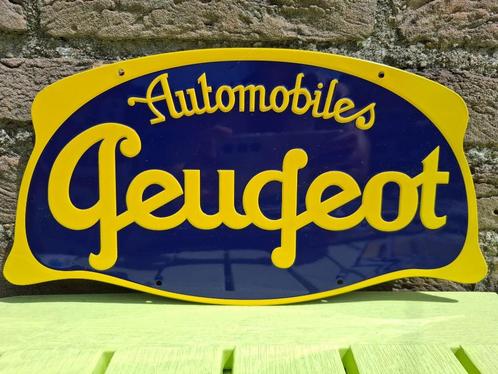 Reclamebord Peugeot, Verzamelen, Merken en Reclamevoorwerpen, Nieuw, Reclamebord, Ophalen of Verzenden
