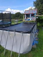 Bestway zwembad 400x200x130+warmtepomp zandfilter chloorpomp, Tuin en Terras, Gebruikt, 200 tot 300 cm, Rechthoekig, Ophalen