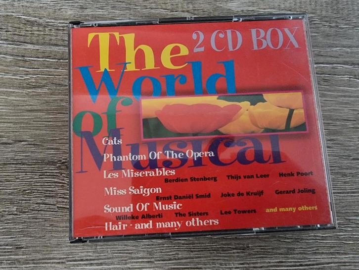 2xCD Various - The world of musical, CD & DVD, CD | Compilations, Utilisé, Autres genres, Enlèvement ou Envoi