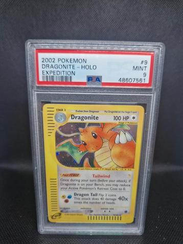 Dragonite Holo Expedition PSA 9 beschikbaar voor biedingen