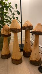 Decoratie paddestoelen en hout, Ophalen