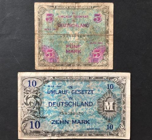 Bankbiljetten Duitsland 1944 - Alliierte Militärbehörde, Timbres & Monnaies, Billets de banque | Europe | Billets non-euro, Série