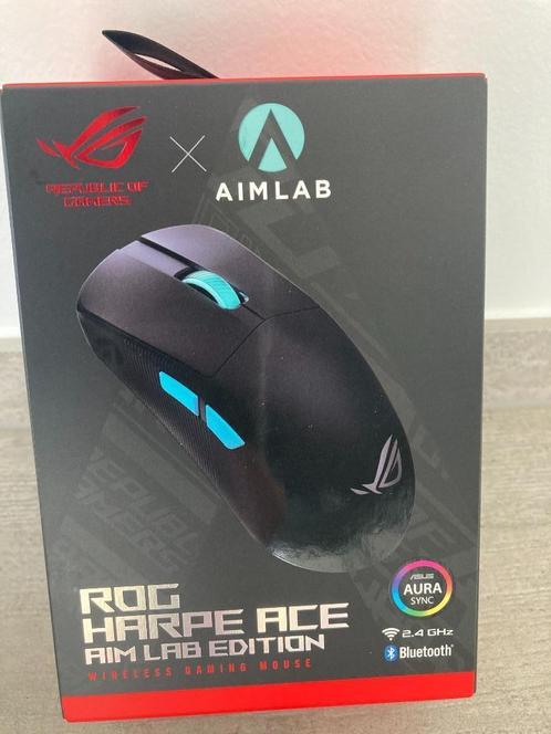 Souris de jeu ASUS ROG Harpe Ace Aim Lab Edition, Informatique & Logiciels, Souris, Neuf, Souris, Sans fil, Souris de gaming, Enlèvement ou Envoi