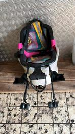 Kinderzitje fiets achter, Fietsen en Brommers, Fietsaccessoires | Fietsstoeltjes, Ophalen, Achterzitje, Voetsteuntjes, 9 t/m 18 kg