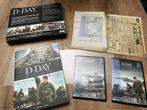 D-DAY 75 jaar Invasie Normandië (boek en 4 DVD's), Enlèvement ou Envoi, Coffret, Comme neuf, À partir de 16 ans