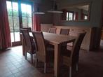 Eettafel + stoelen, Huis en Inrichting, Tafels | Eettafels, Ophalen, 50 tot 100 cm, Zo goed als nieuw, Vijf personen of meer