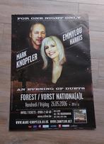 Concert poster Mark Knopfler en Emmylou Harris, Ophalen of Verzenden