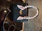 Zwarte handtas hermes style met draagriem. Nieuw, Ophalen of Verzenden, Nieuw, Zwart, Handtas