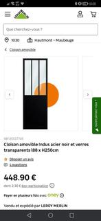 Cloison amovible 2.50m x 88cm, Comme neuf, Enlèvement ou Envoi
