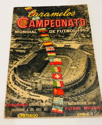 WK Chili 1962 Candy Album - Originele Chileense Versie beschikbaar voor biedingen