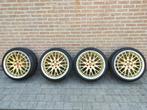 Deluxe wheels (eta-beta) unit gold 8,5x19" ET45 5x112, Auto-onderdelen, Banden en Velgen, Gebruikt, Banden en Velgen, Personenwagen