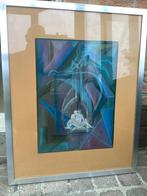 Tekening (pastel) Alois VanLiefde (Ronse 1929-2018), Antiek en Kunst, Kunst | Schilderijen | Modern, Ophalen