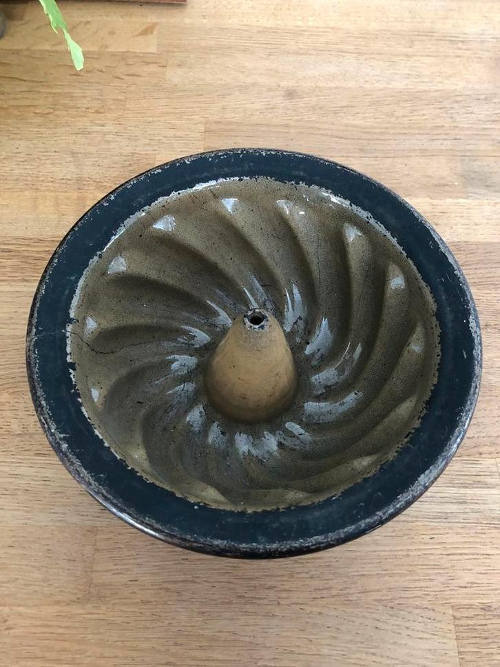 ANTIEKE FRANSE CAKEVORM BAKVORM TULBAND BAKKEN KERAMIEK, Antiek en Kunst, Antiek | Schalen, Ophalen of Verzenden