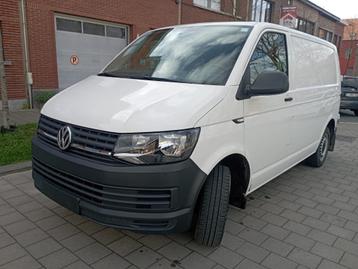 Volkswagen Transporter 2.0D Bj 2018 124000 km de fret léger, Euro 6, Entreprise, Carnet d'entretien, Blanc