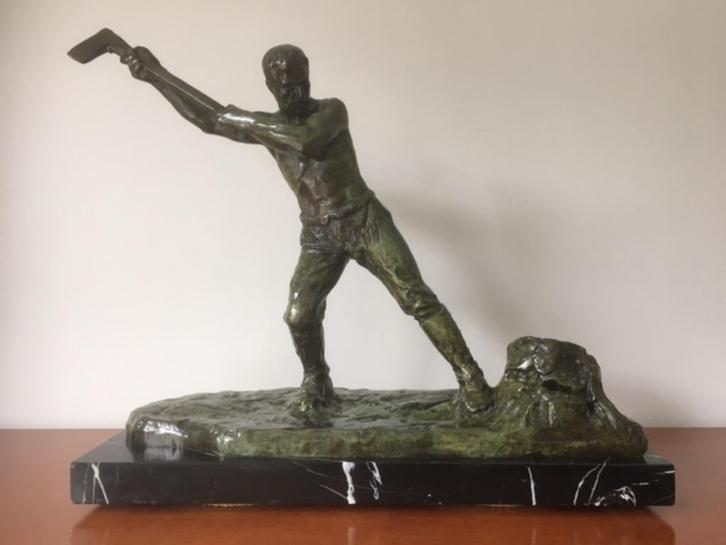 bronzen beeld, Antiek en Kunst, Kunst | Beelden en Houtsnijwerken, Ophalen