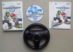 Mario Kart + origineel stuurtje zwart voor de Nintendo Wii, Comme neuf, Enlèvement ou Envoi