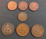 België - lot van 7 Munten Leopold 1 - 1846 tot 1865, Ophalen of Verzenden, Setje