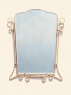 Vergulde spiegel Art Nouveau-stijl * Vintage * (76 x 58), Antiek en Kunst, Ophalen of Verzenden